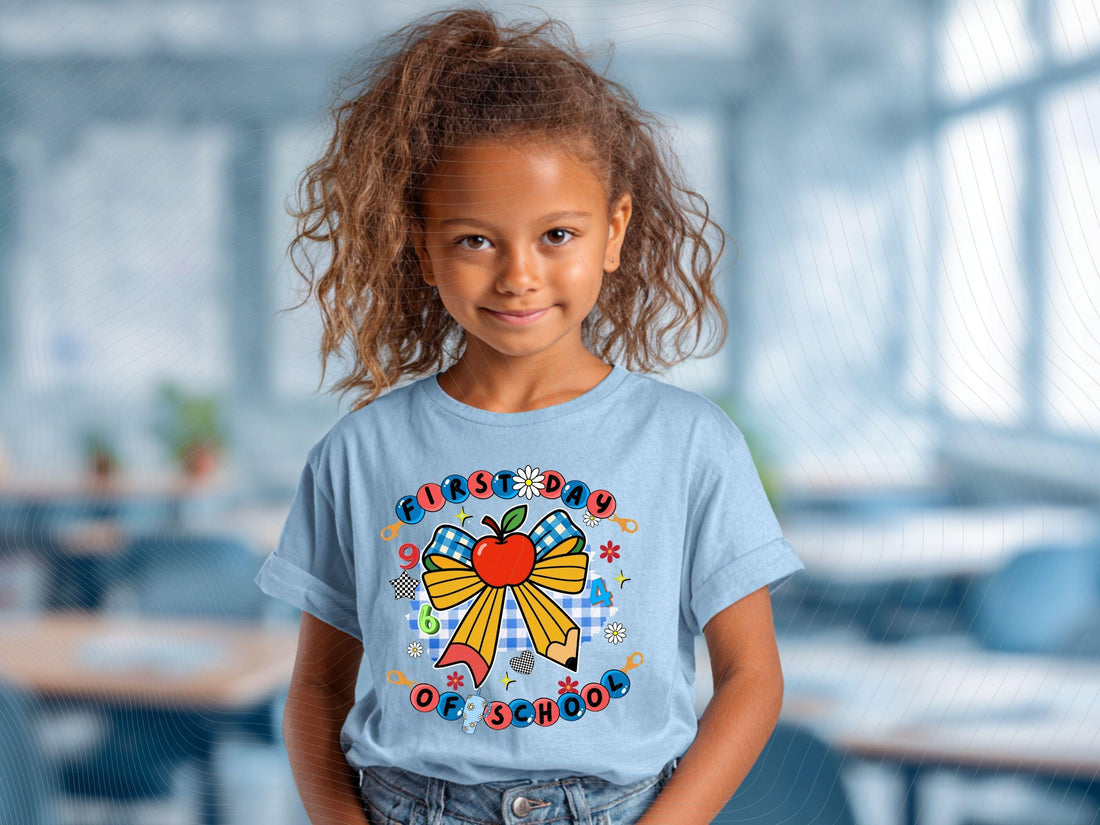 Cute First Day of School Pencil Bows Friendship Bracelet PNG