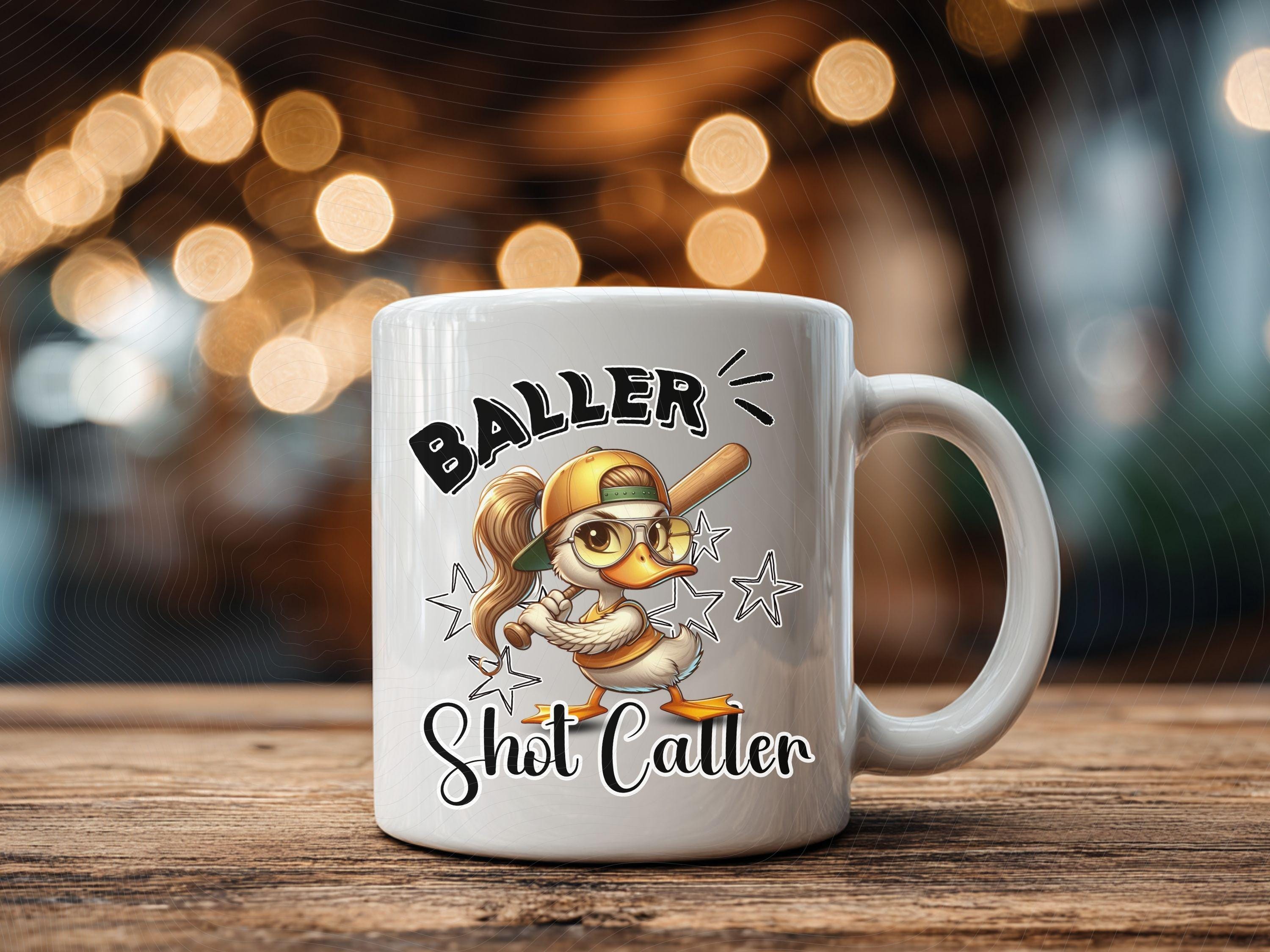 Baller Shot Caller Cute Duck PNG
