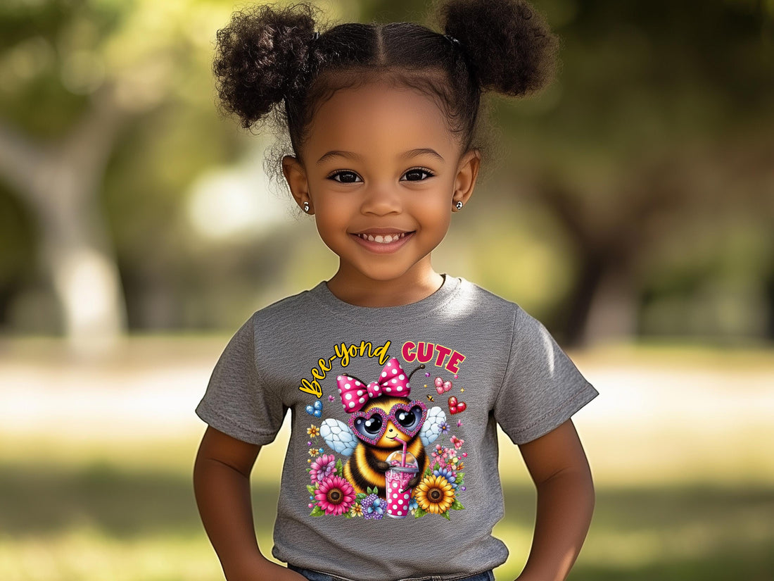 Bee-Yond Cute Funny Honey Bee Coquette Bow PNG