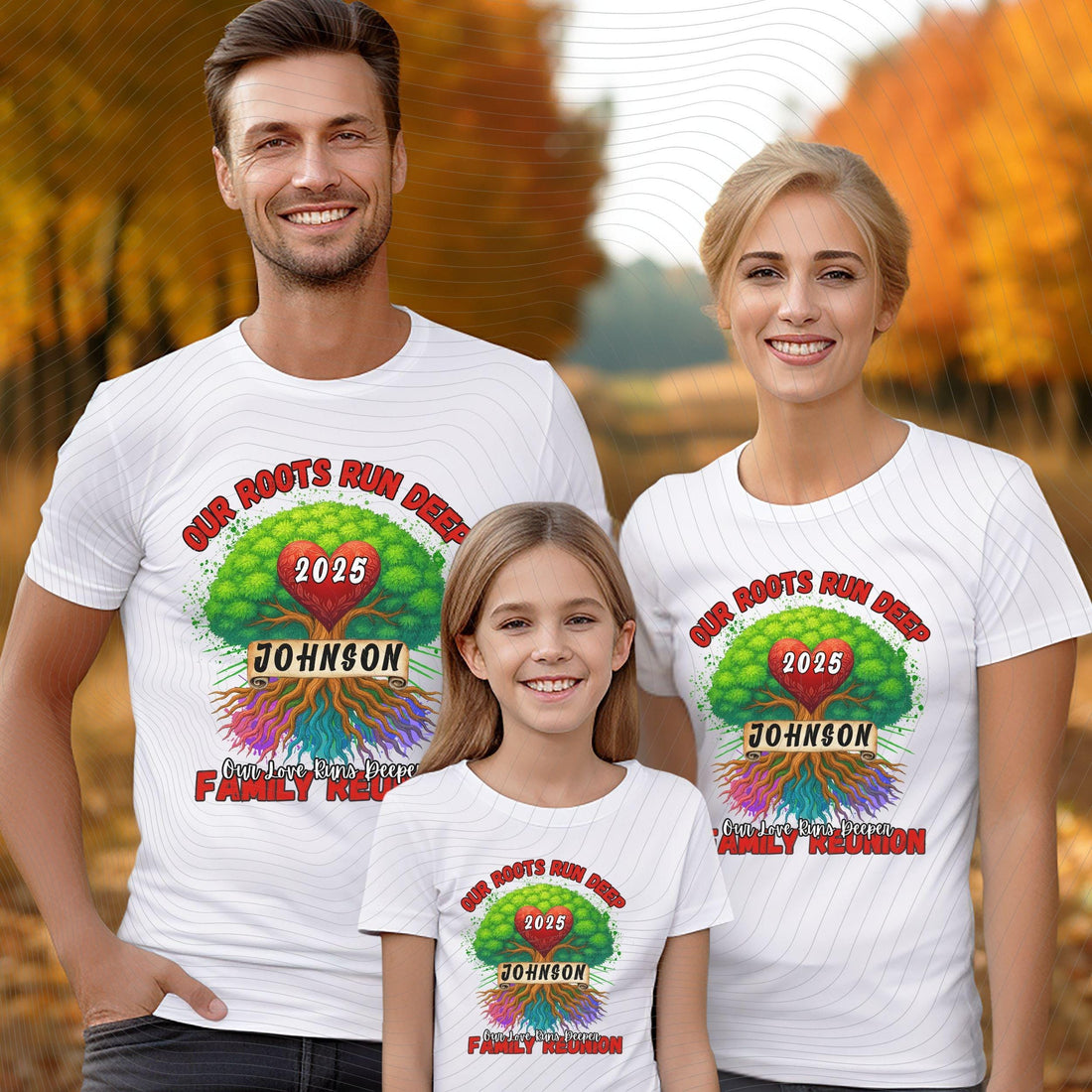 Custom Our Roots Run Deep Family Reunion Shirt, Editable in Canva PDF Link