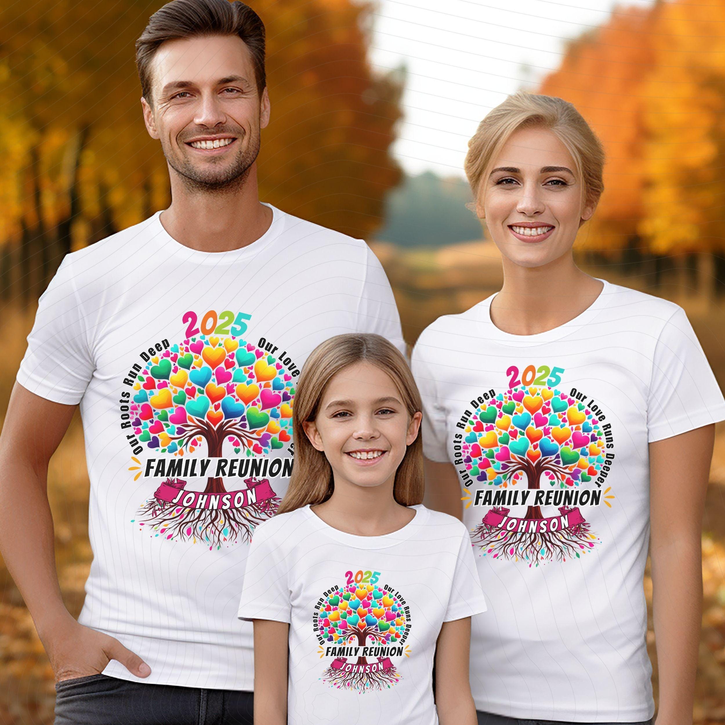 Custom Roots Run Deep Love Run Deeper Family Reunion Shirt, Editable in Canva