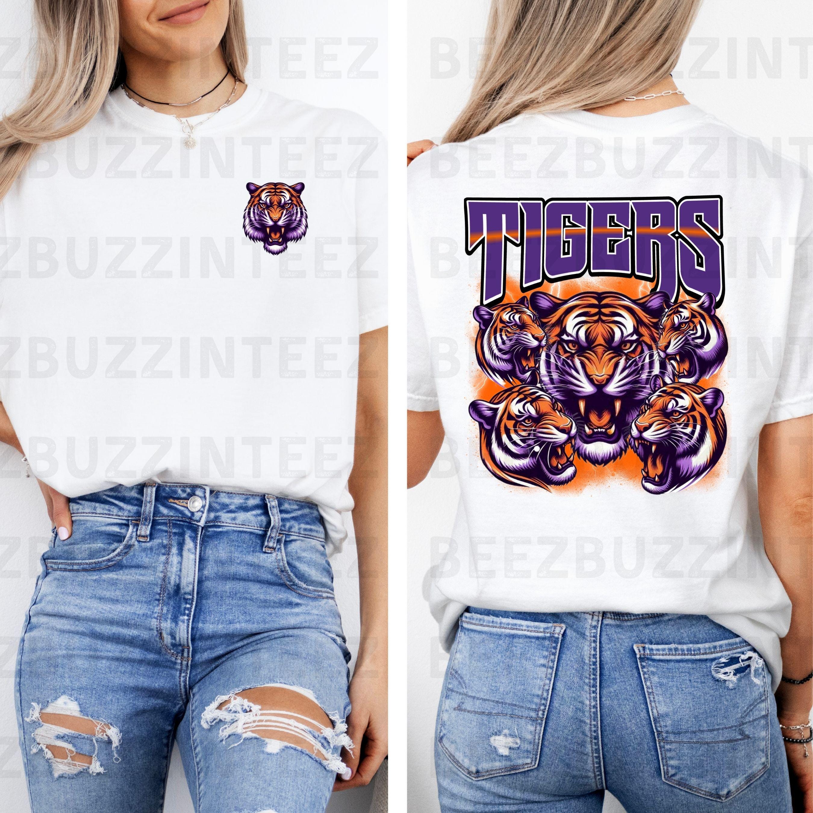 Tigers Fierce Graphic Design PNG