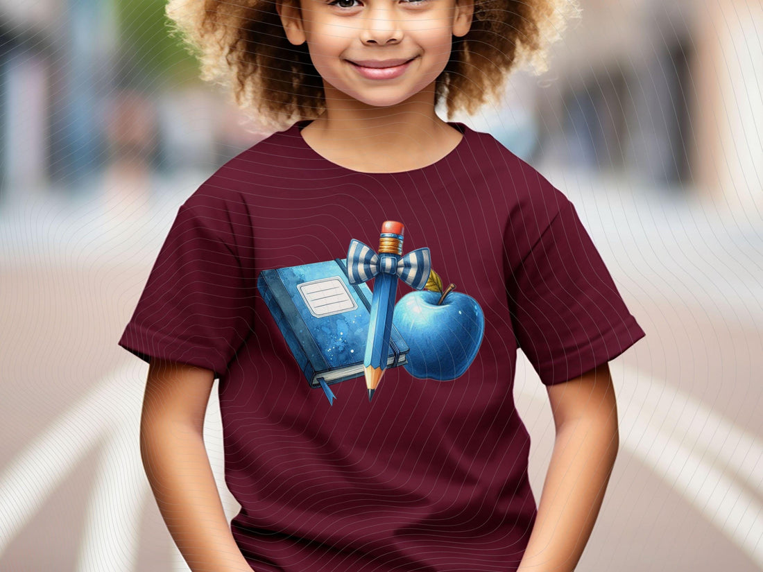 Teacher Pencil Bow PNG Back to School Essentials PNG