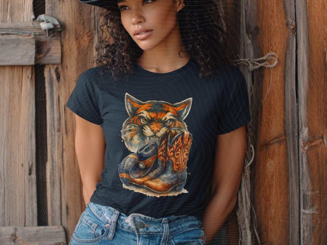 Wildcats Western Theme Boots PNG