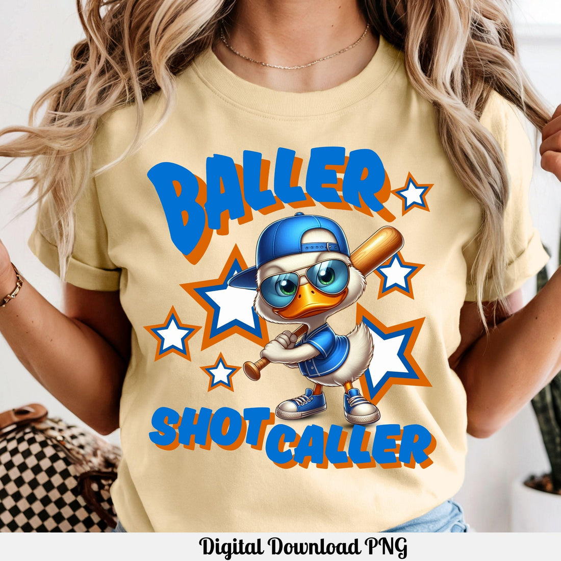 Baller Shot Caller Softball/Baseball PNG