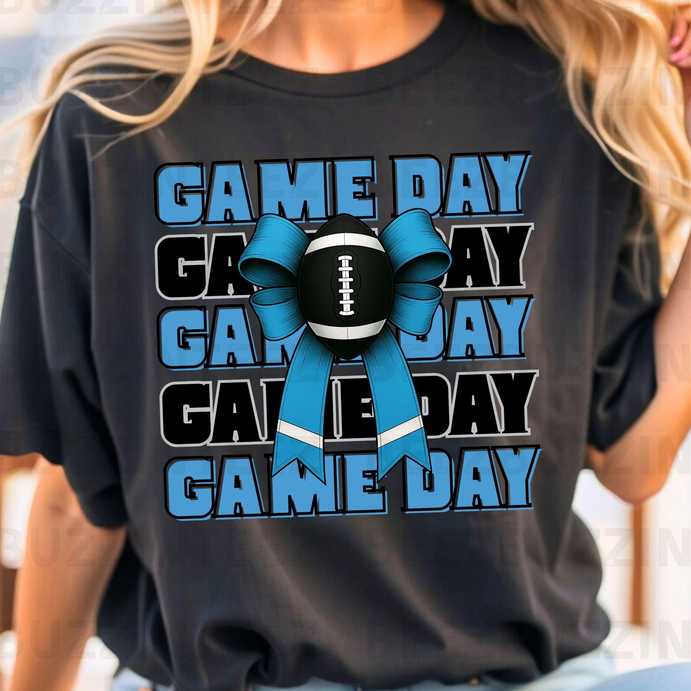 Game Day Football Bow 32 Bundle PNG