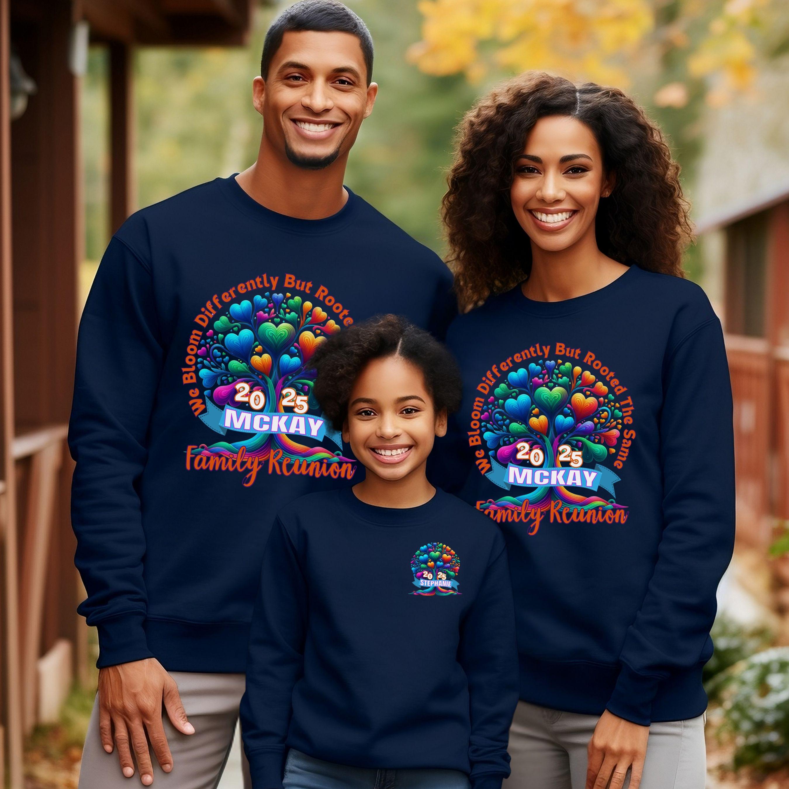 Custom Family Reunion Shirt Editable Canva PDF