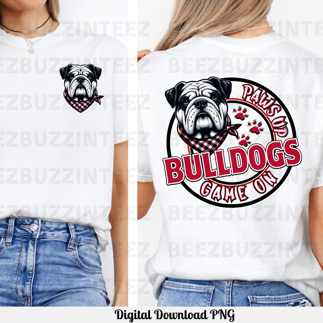 Bulldogs Paws Up Game On Circle PNG