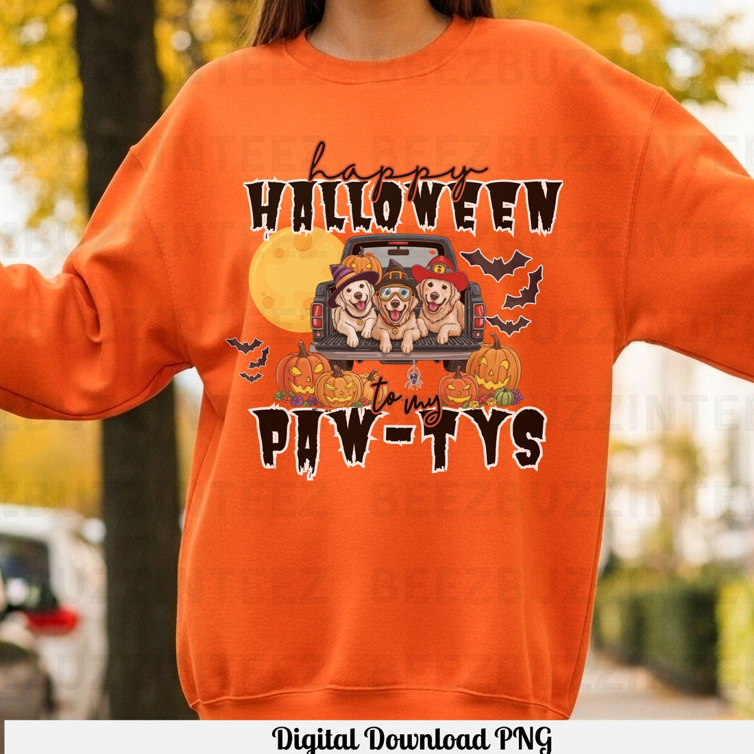 Happy Halloween Paw-Tys PNG