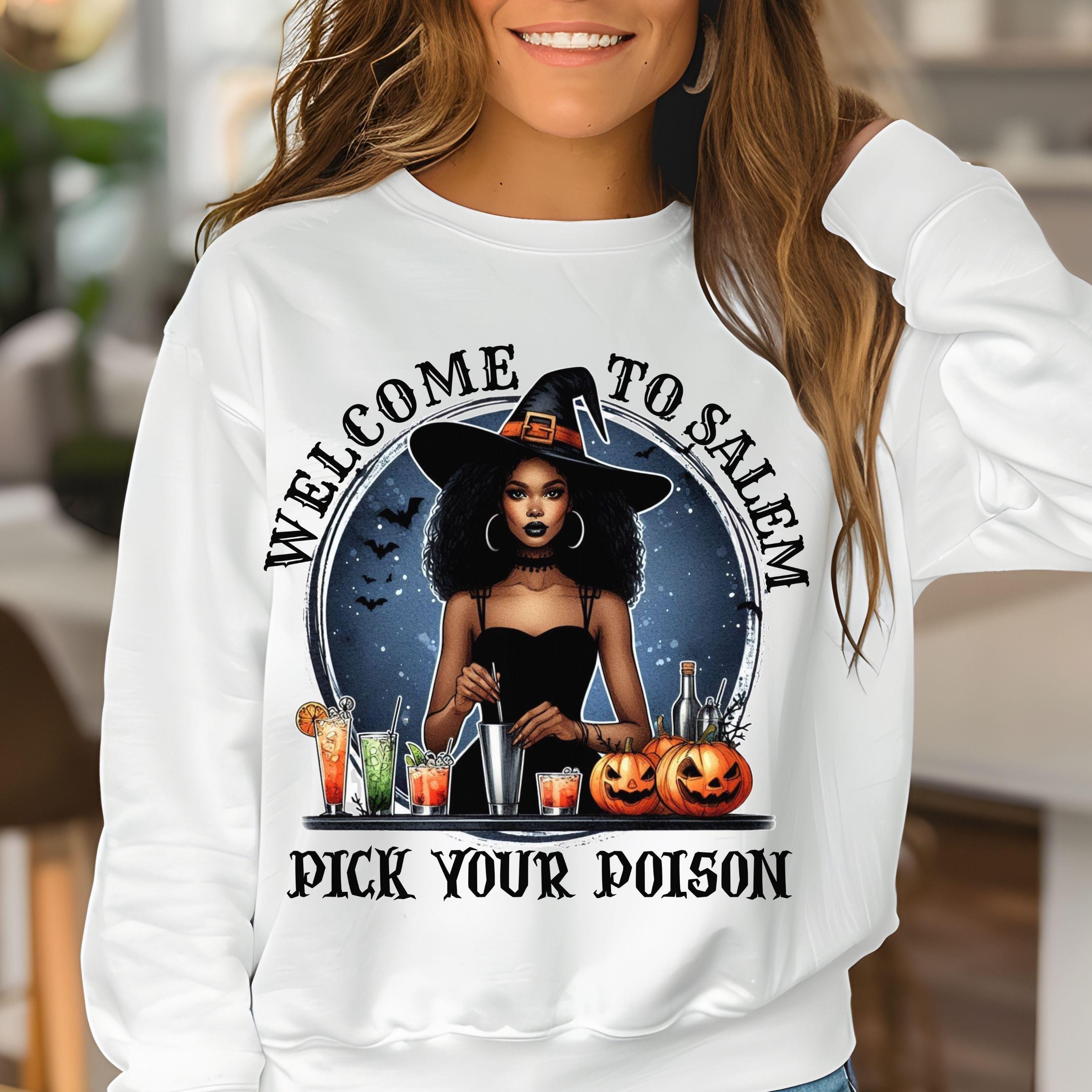 Welcome to Salem Witch Halloween Shirt PNG
