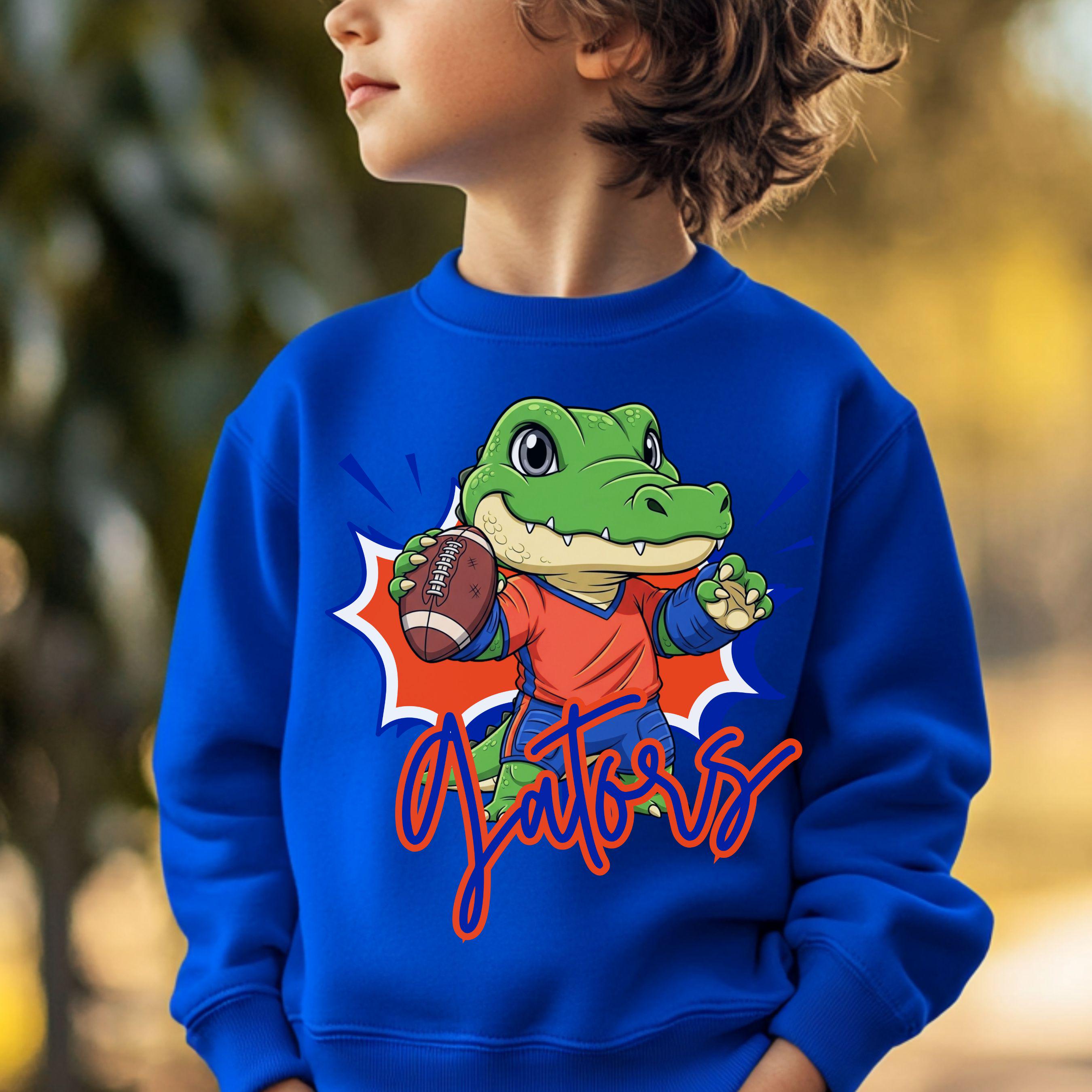 Gators Kids Matched Set Trendy Design PNG