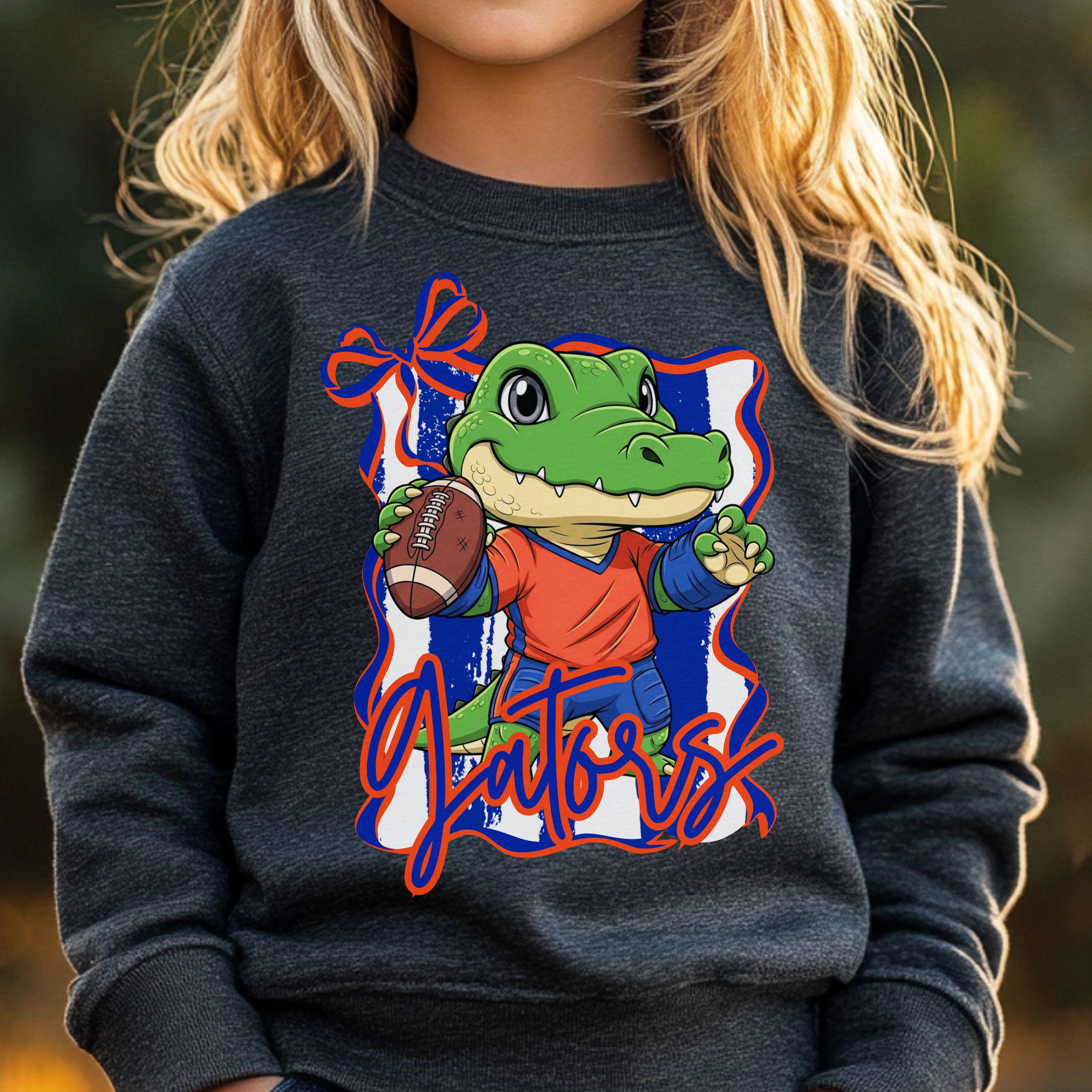 Gators Kids Matched Set Trendy Design PNG