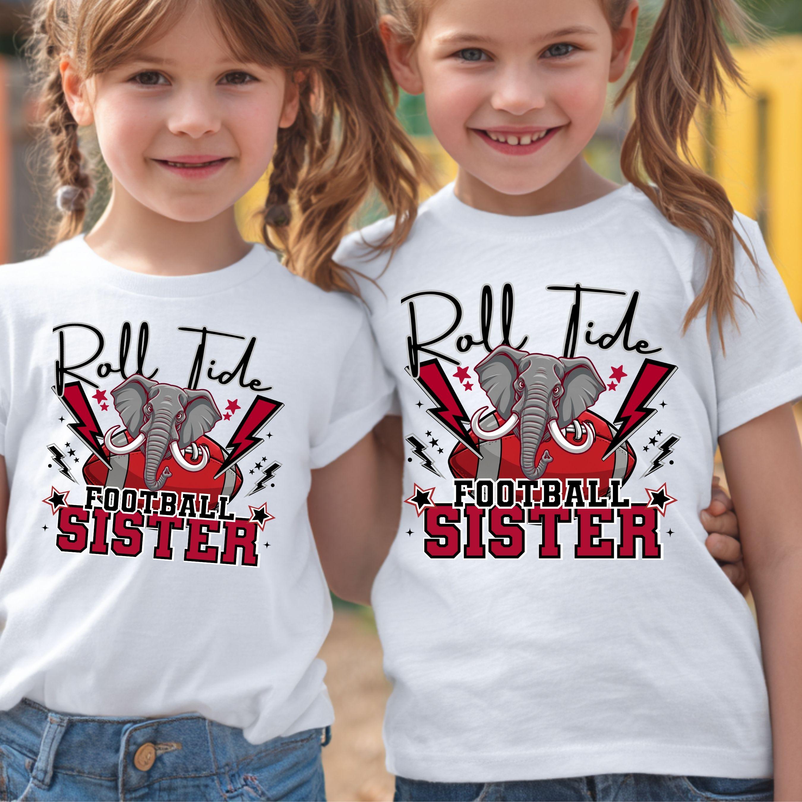 Roll Tide Lightning Football Sister PNG