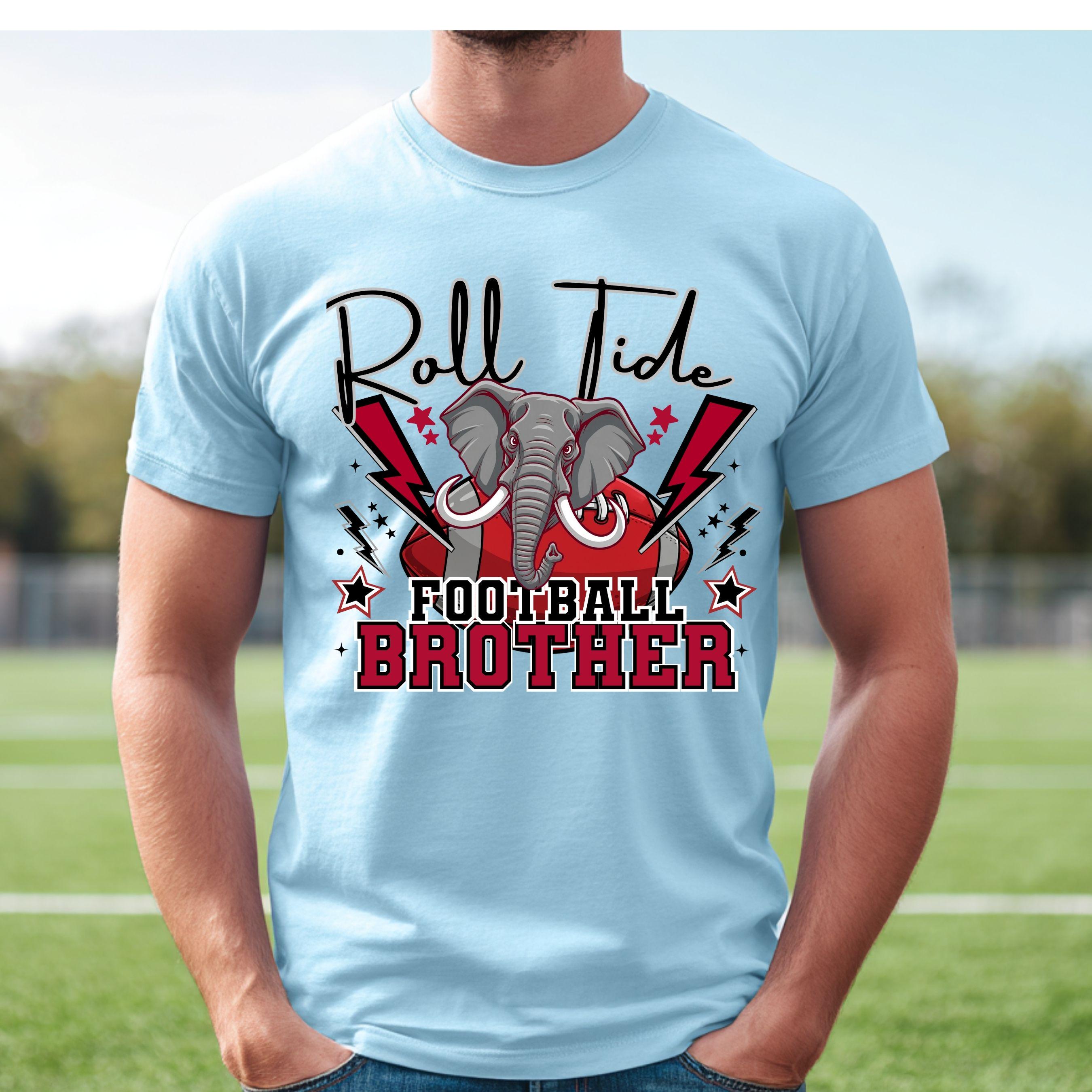 Roll Tide Lightning Football Brother PNG