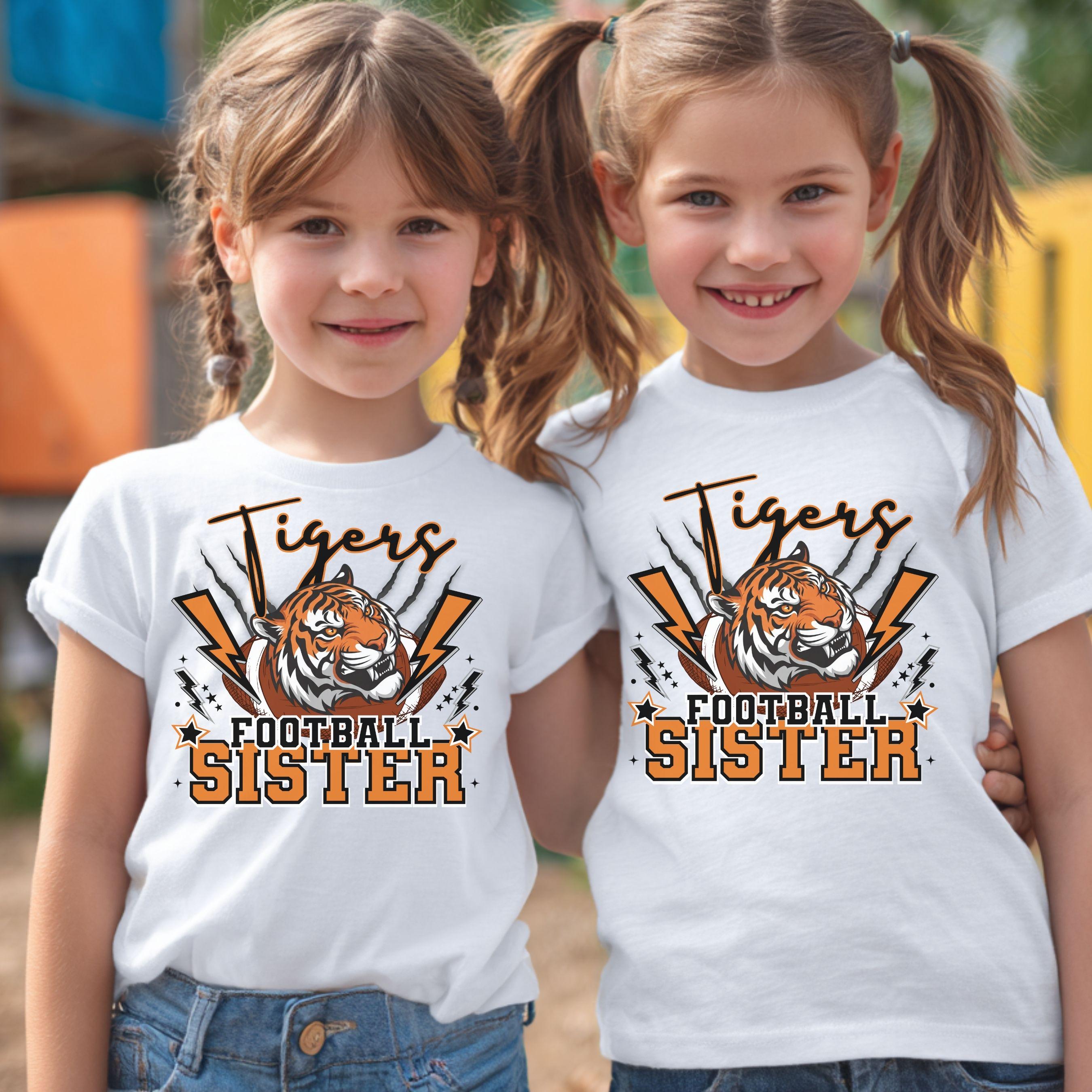 Tigers Lightning Football Sister PNG