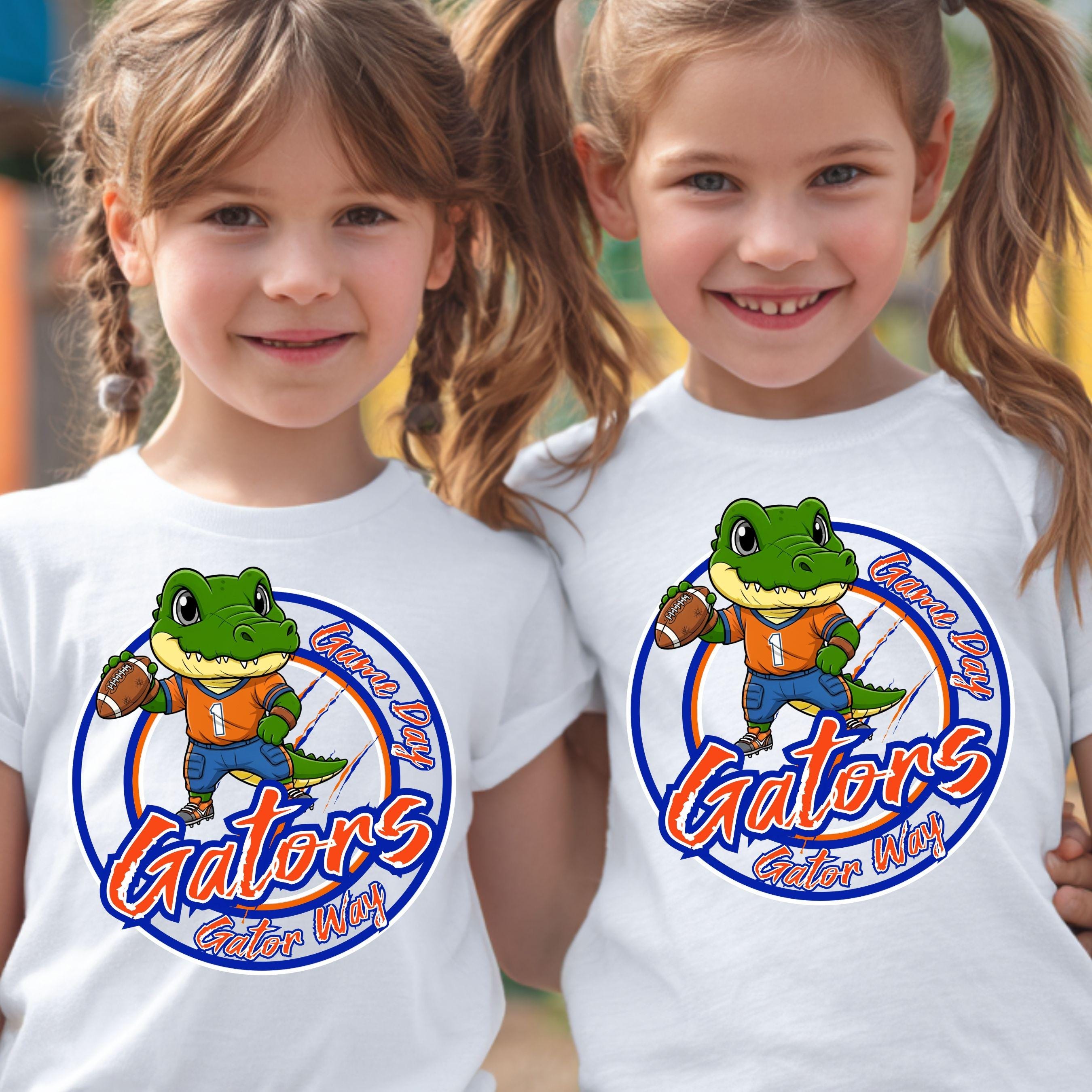 Gators Game Day, Gator Way Circle Design Family Set PNG
