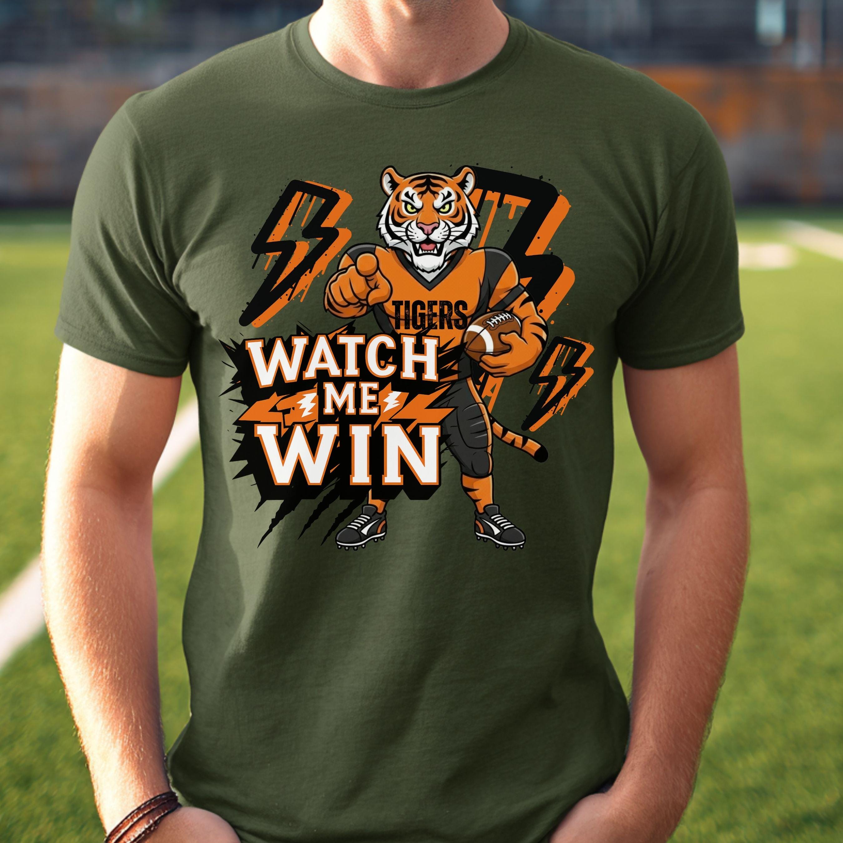 Tigers Watch Me Win Football PNG