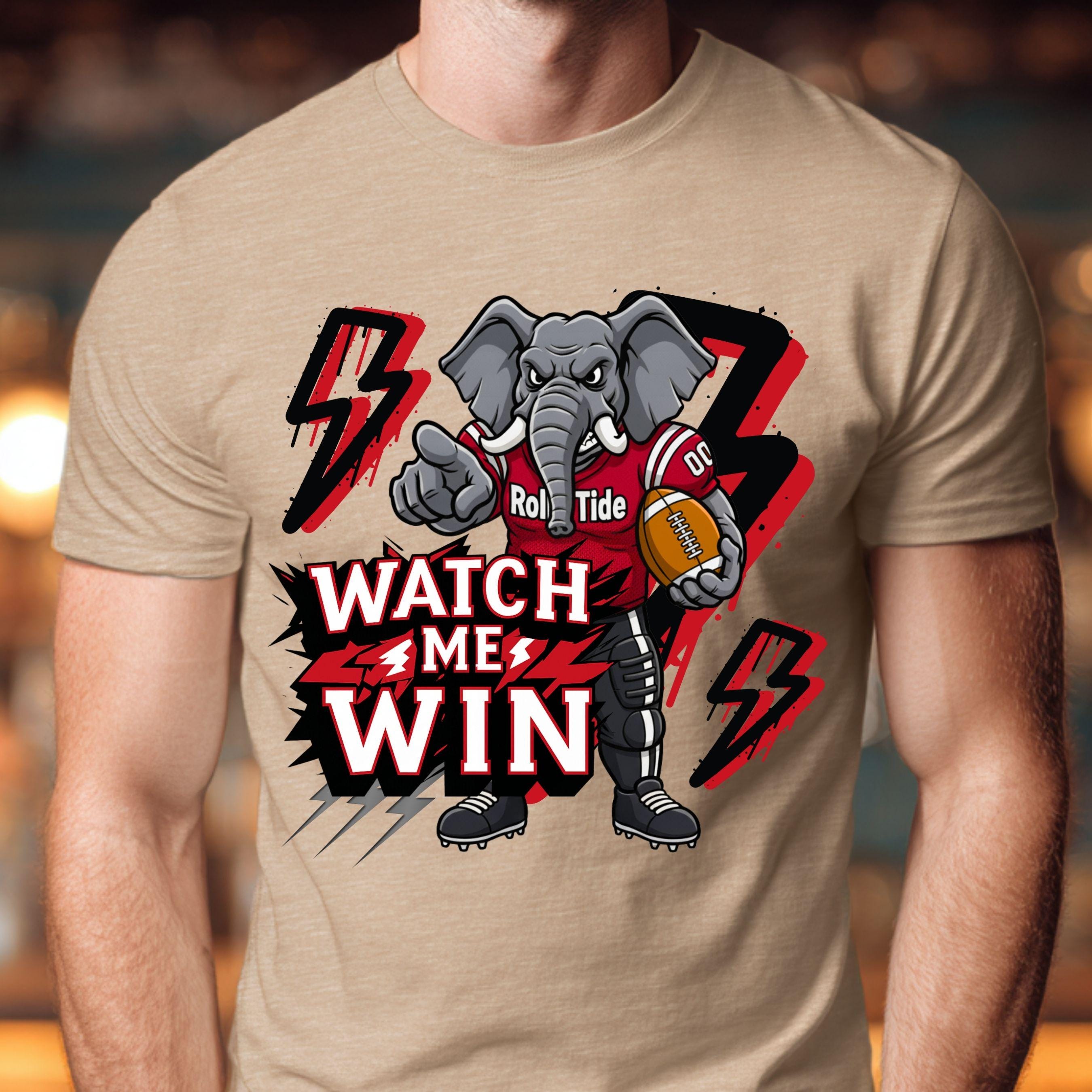 Roll Tide Watch Me Win Football PNG