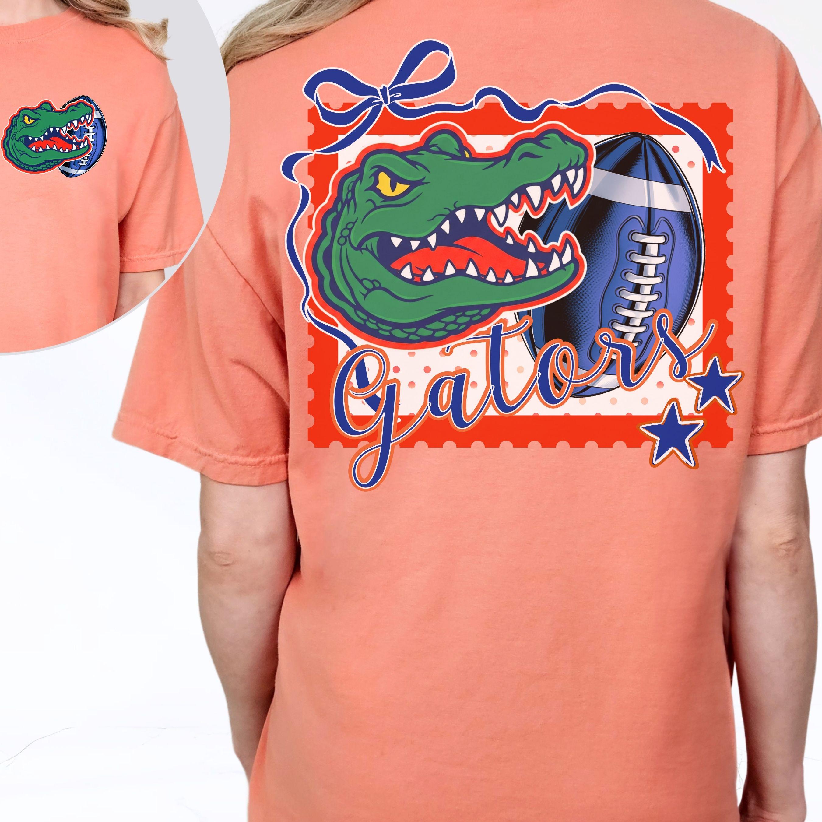 Gators Trendy Matching Set Stamp Football PNG