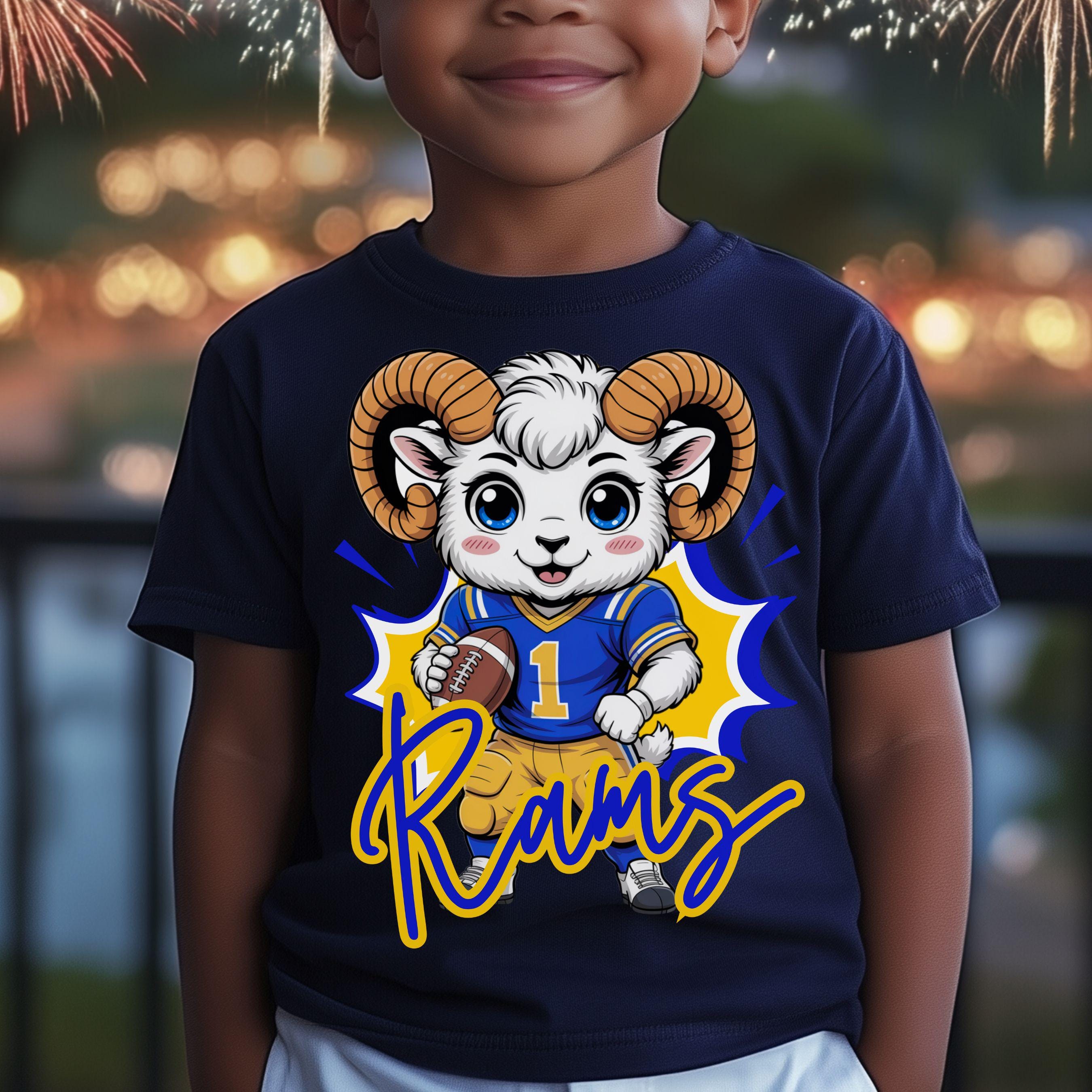 Rams Kids Matching Design PNG Bundle
