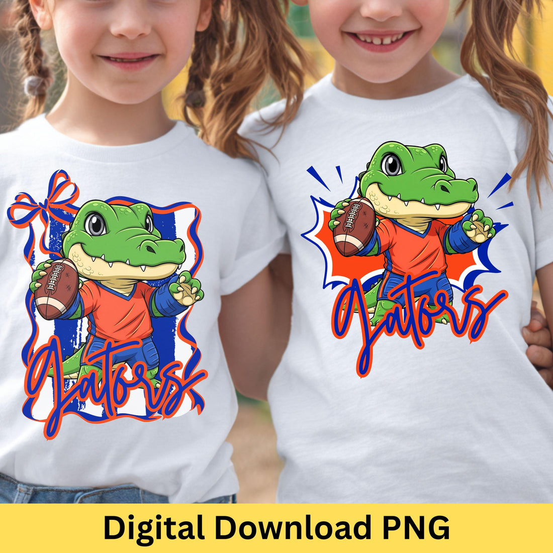 Gators Kids Matched Set Trendy Design PNG