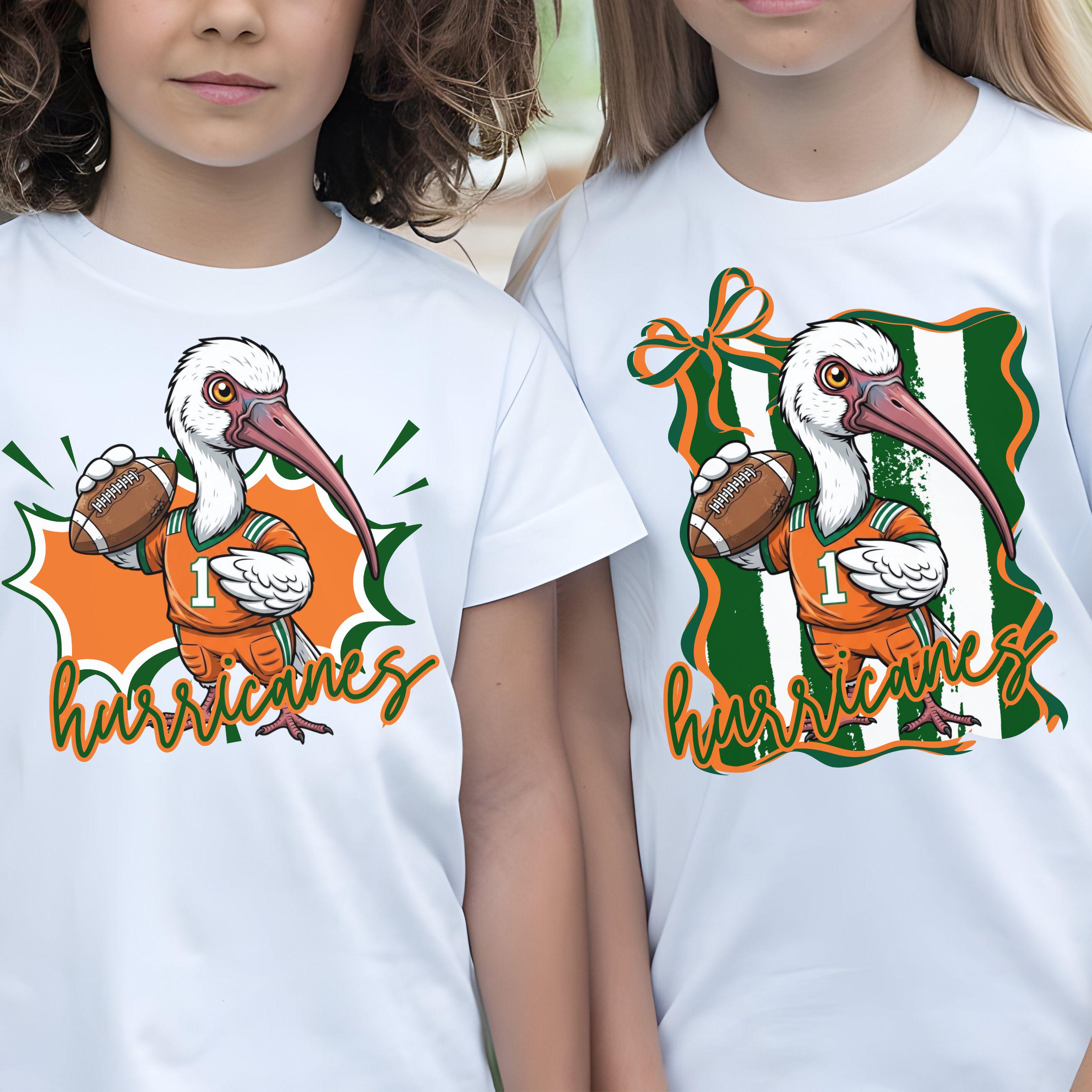 Hurricane Kids Football PNG Bundle 2 Cute Designs