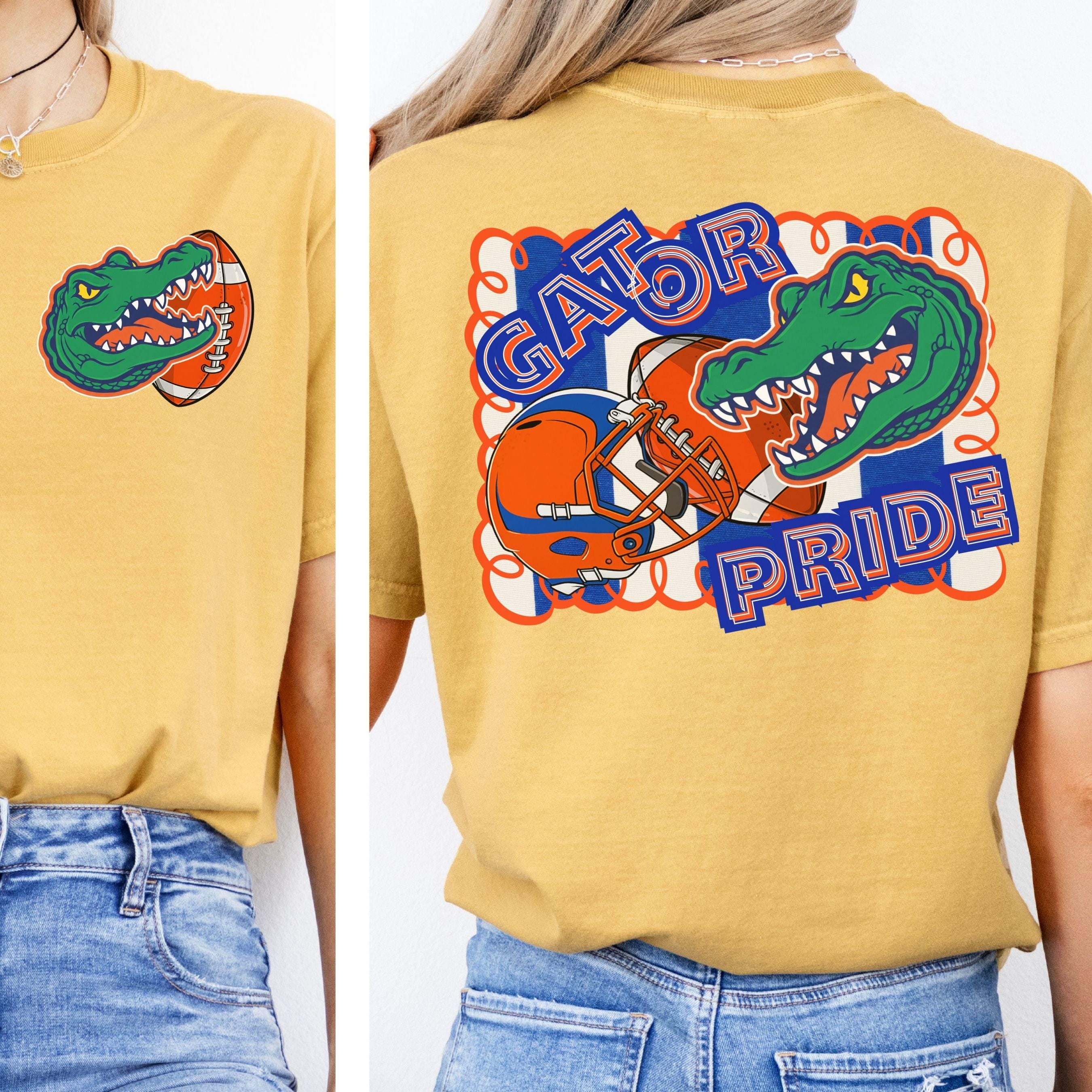 Gator Pride Football PNG Blue Orange