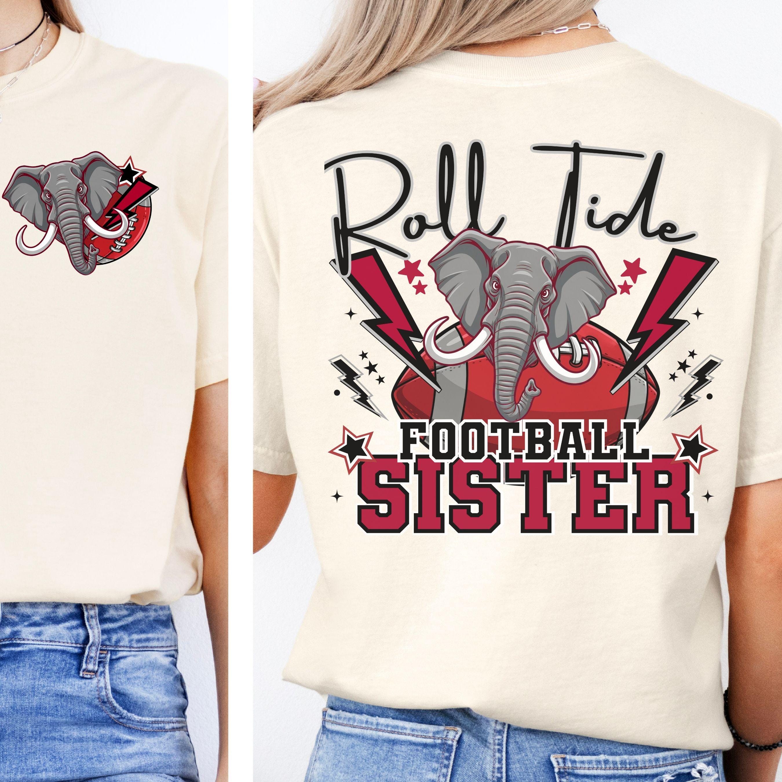 Roll Tide Lightning Football Sister PNG