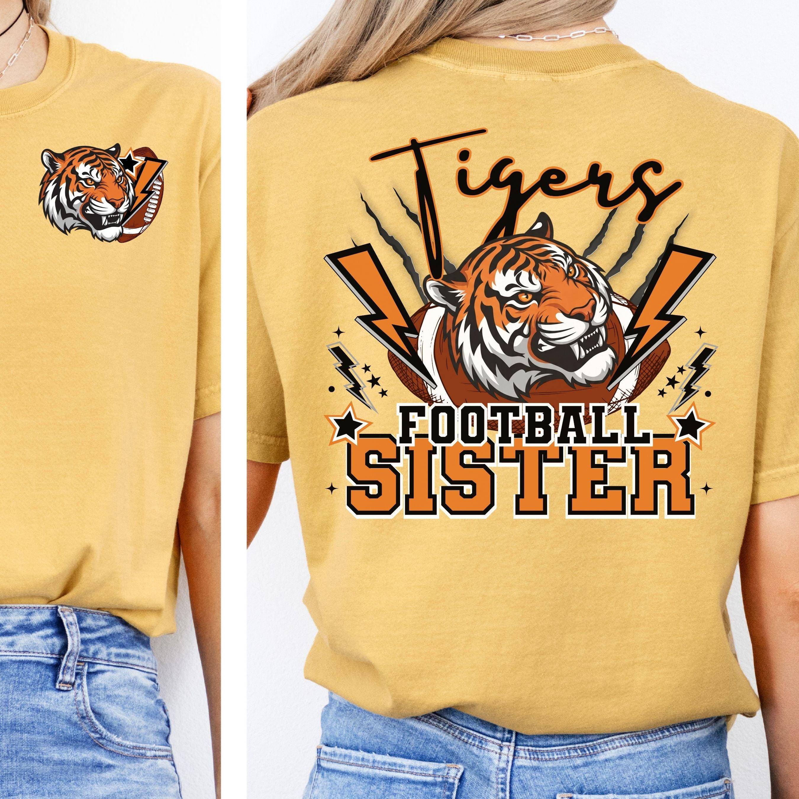 Tigers Lightning Football Sister PNG