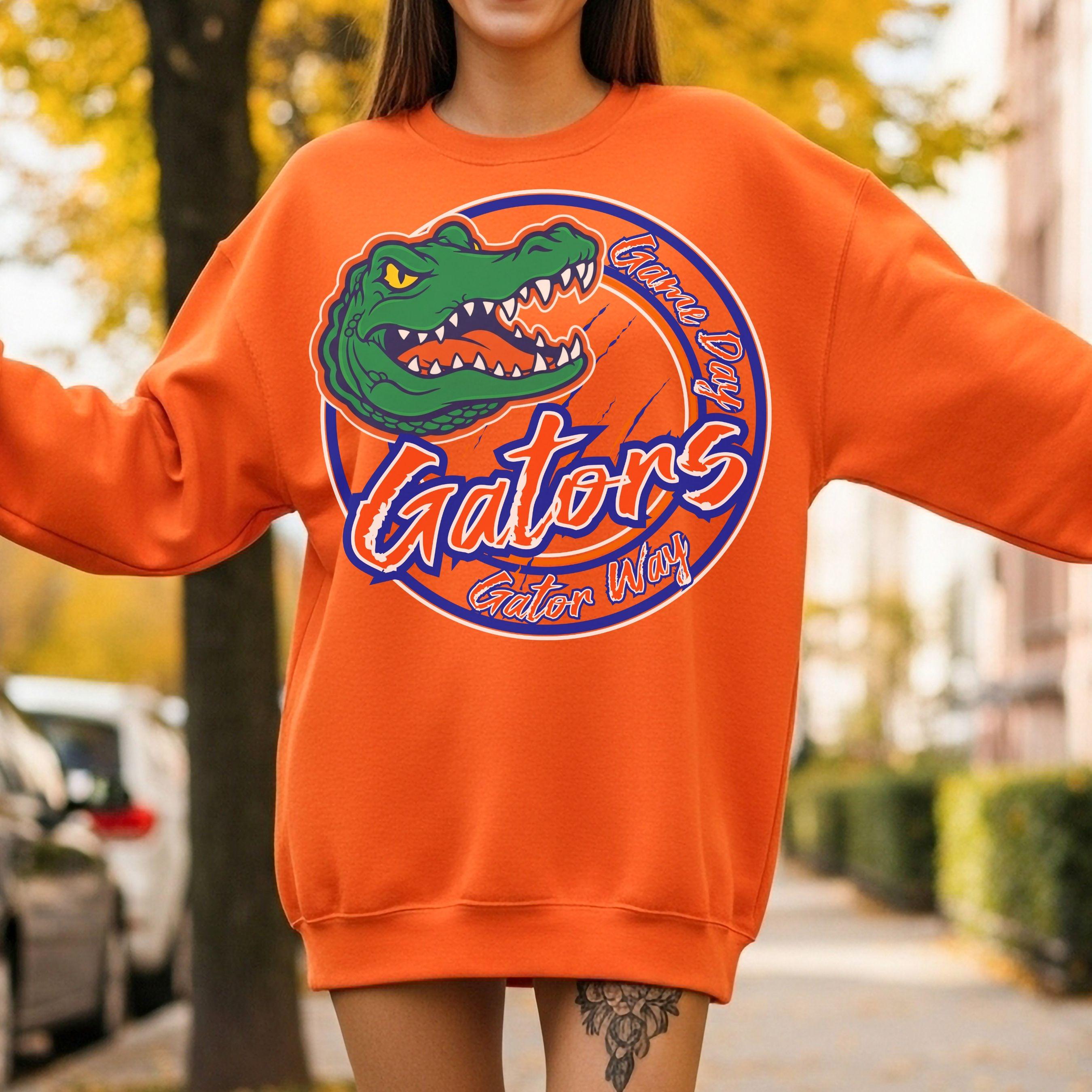 Gators Game Day, Gator Way Circle Design Family Set PNG