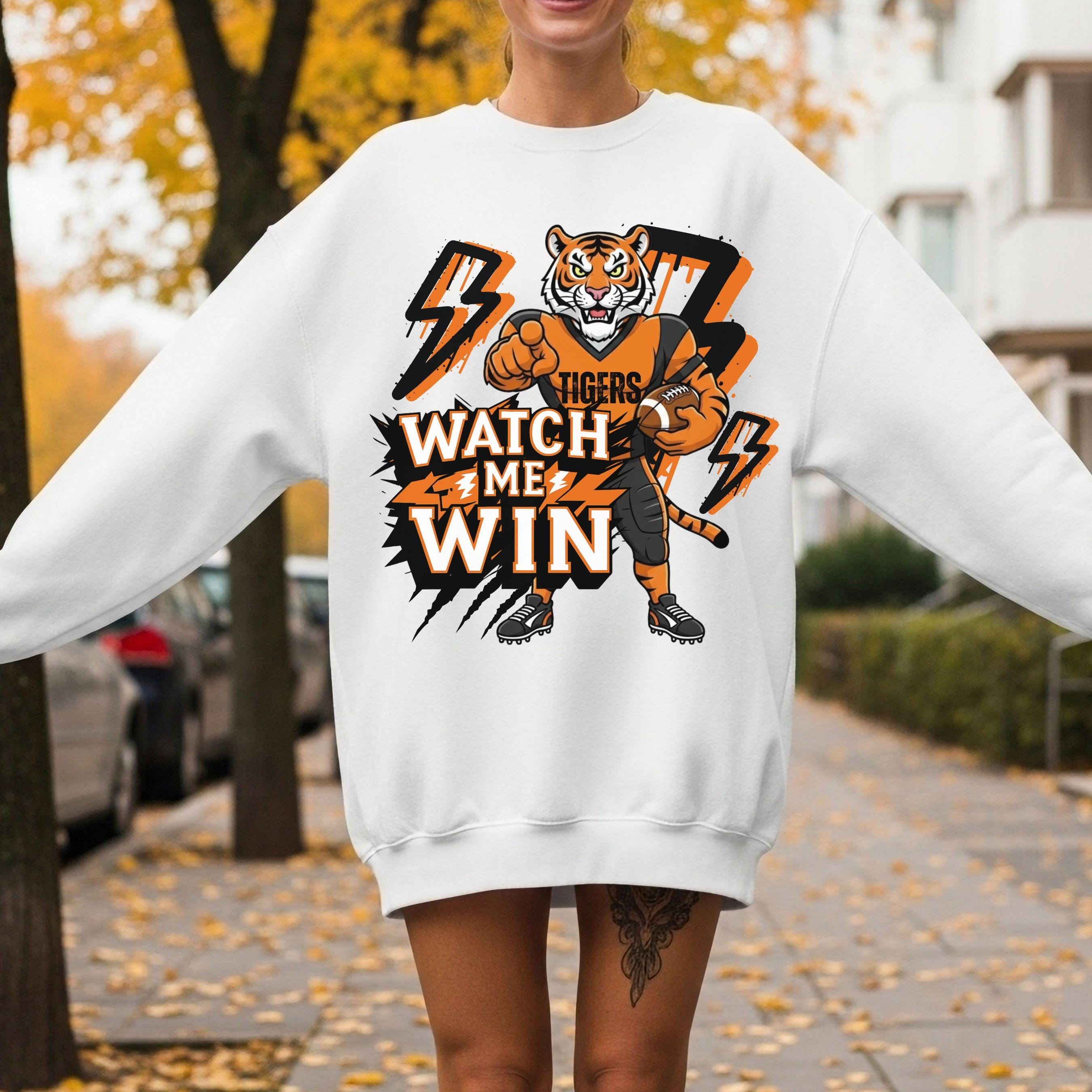 Tigers Watch Me Win Football PNG