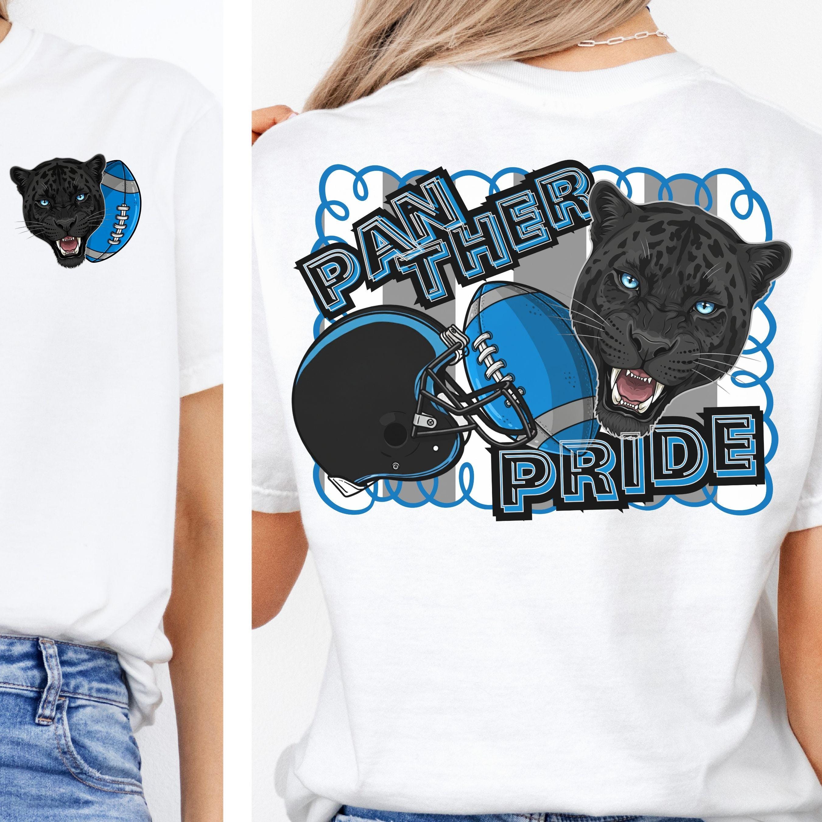 Panthers Pride Stripe Design Football PNG