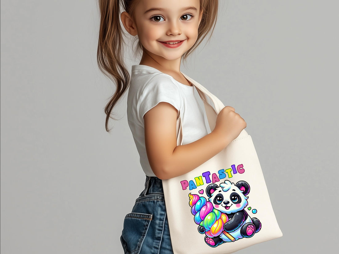 Pantastic Rainbow Cotton Candy Panda PNG