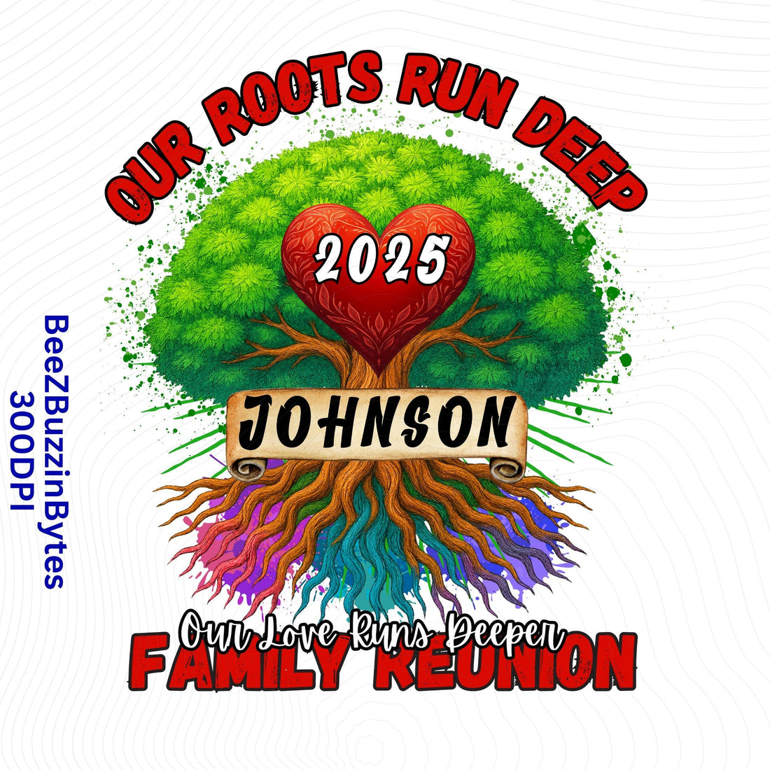 Custom Our Roots Run Deep Family Reunion Shirt, Editable in Canva PDF Link