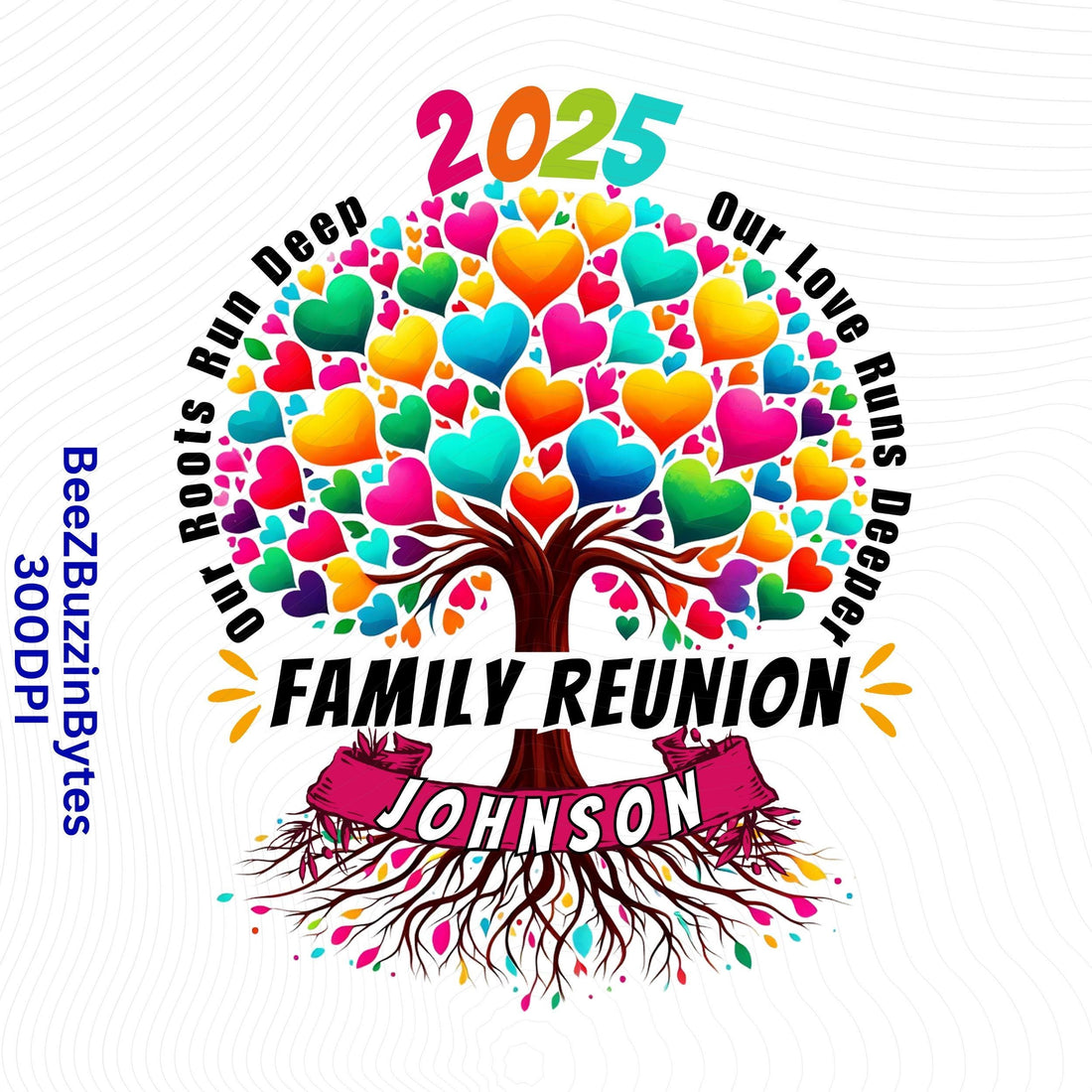 Custom Roots Run Deep Love Run Deeper Family Reunion Shirt, Editable in Canva