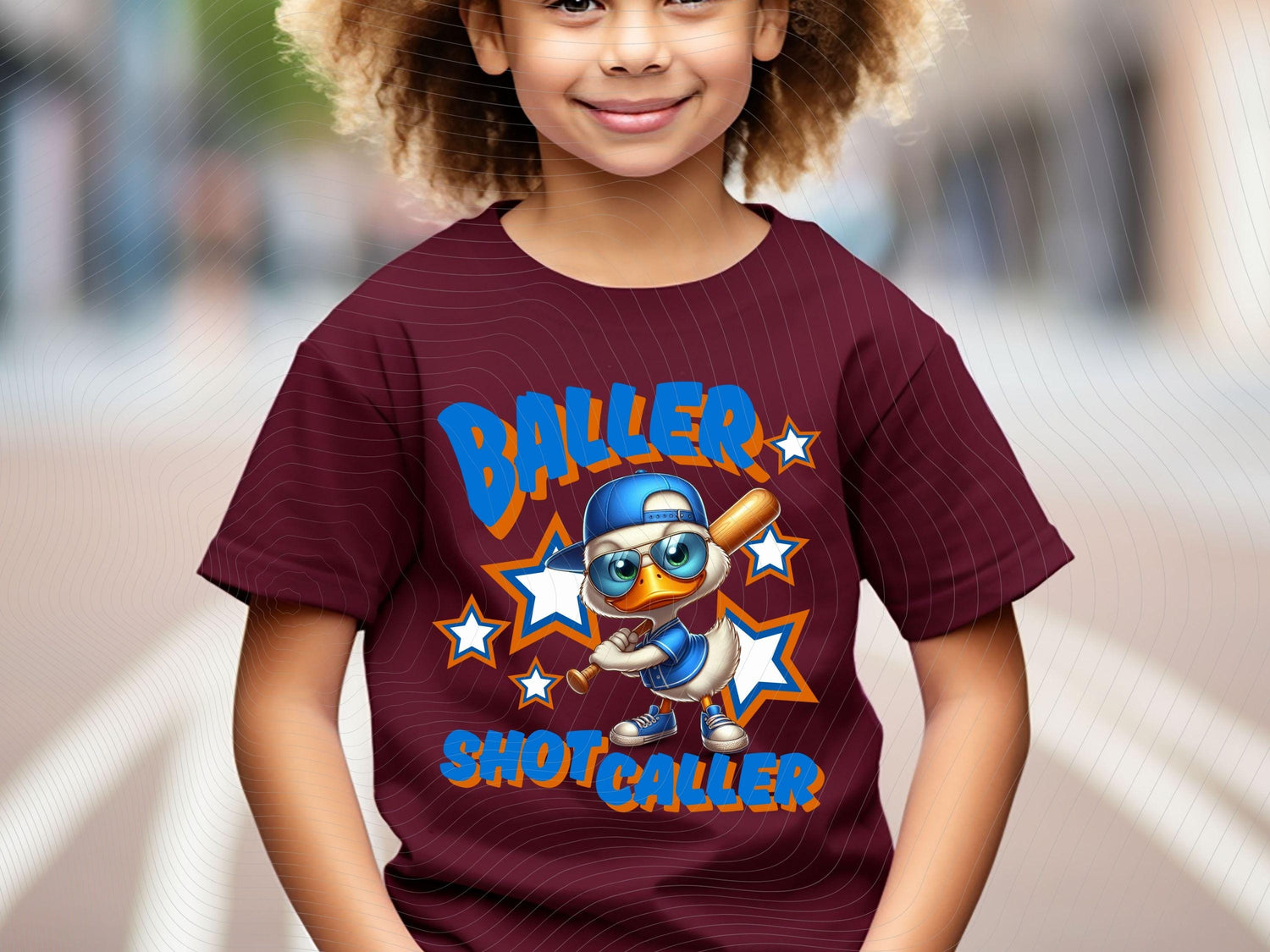 Baller Shot Caller Softball/Baseball PNG