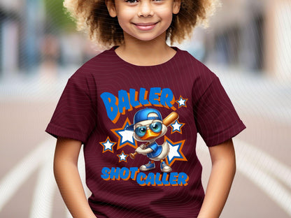 Baller Shot Caller Softball/Baseball PNG