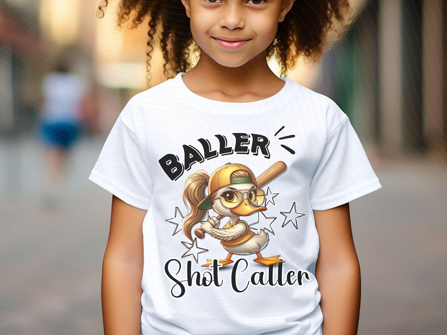 Baller Shot Caller Cute Duck PNG