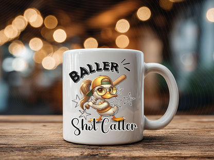 Baller Shot Caller Cute Duck PNG