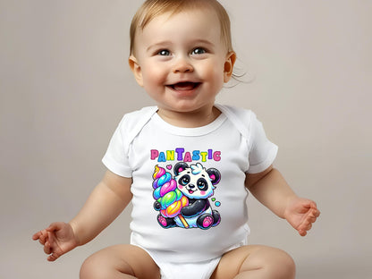 Pantastic Rainbow Cotton Candy Panda PNG