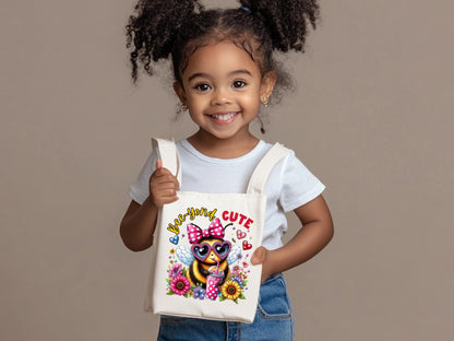 Bee-Yond Cute Funny Honey Bee Coquette Bow PNG