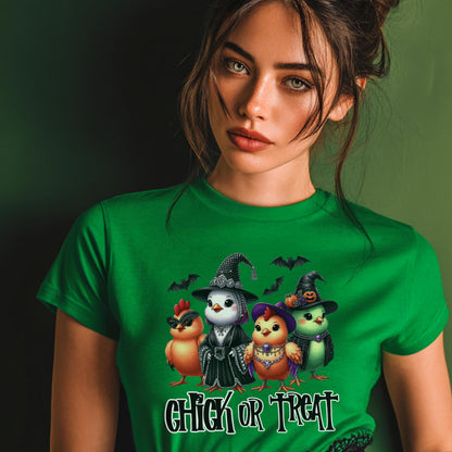 Chick or Treat Cute Halloween Chicks PNG