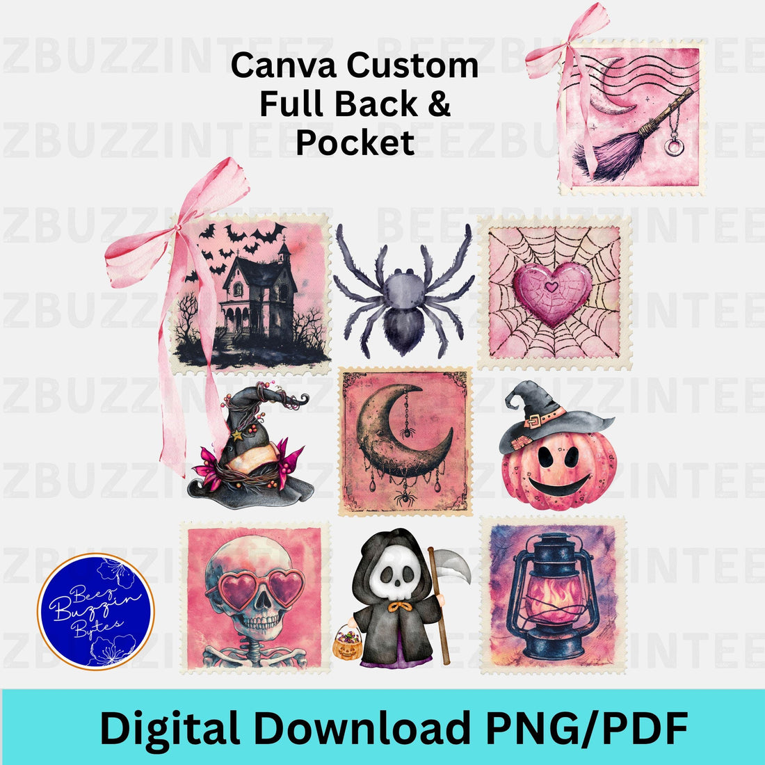 Halloween Ghost Pumpkin Skeleton PNG