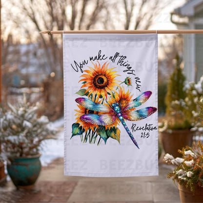 You Make All Things New Inspirational Revelation 21:5 Bible Verse PNG