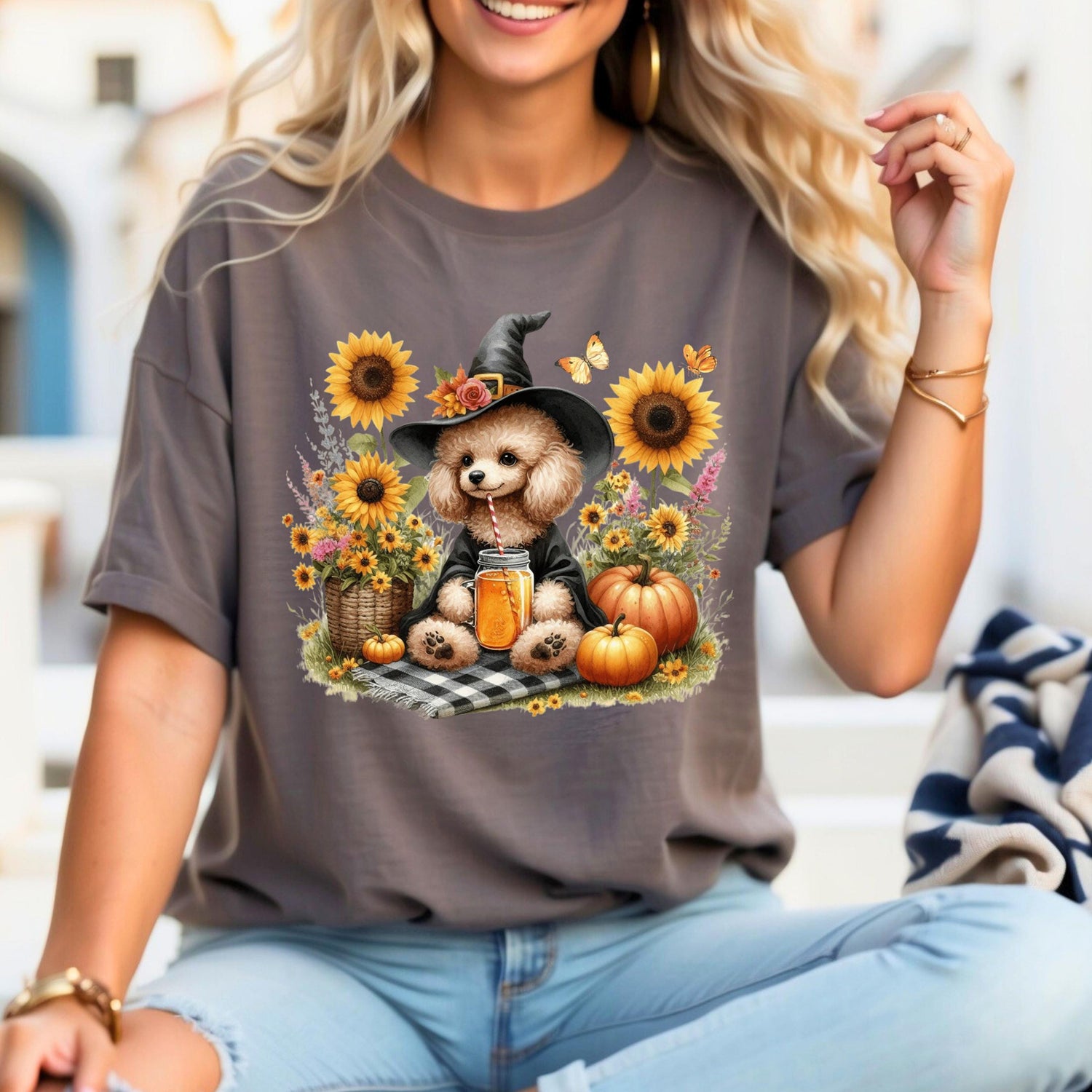 Adorable Halloween Dog Bundle (4) Design PNG Fall Thame