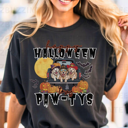 Happy Halloween Paw-Tys PNG