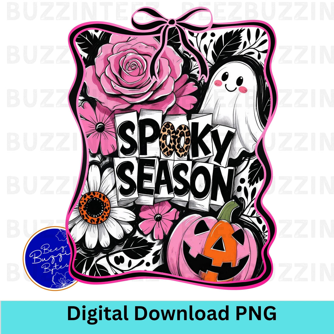 Spooky Season Ghost Coquette PNG