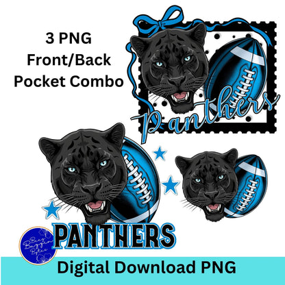 Panthers Stamp Matching Design PNG