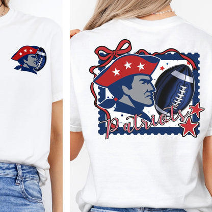 Patriots Trendy Stamp Matching Football PNG Download