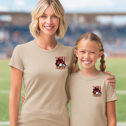 Wolves Coquette Bow Touch Down Season PNG